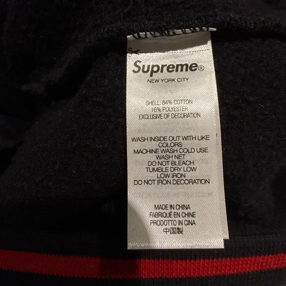 Supreme Milano Black Zip-Up Sweater - Picture 9 of 9
